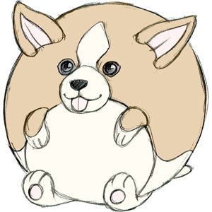 micro squish corgi 3 design