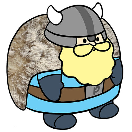 Mini Squishable Viking design graphic