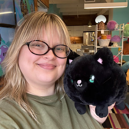 Mini Squishable Black Kitty