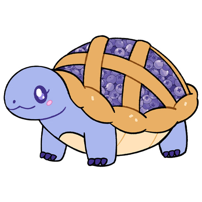 Mini Blueberry Turtle Pie Drawing