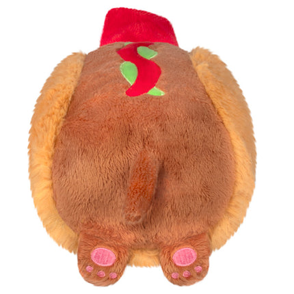 Mini Festive Dachshund Hot Dog Back Image