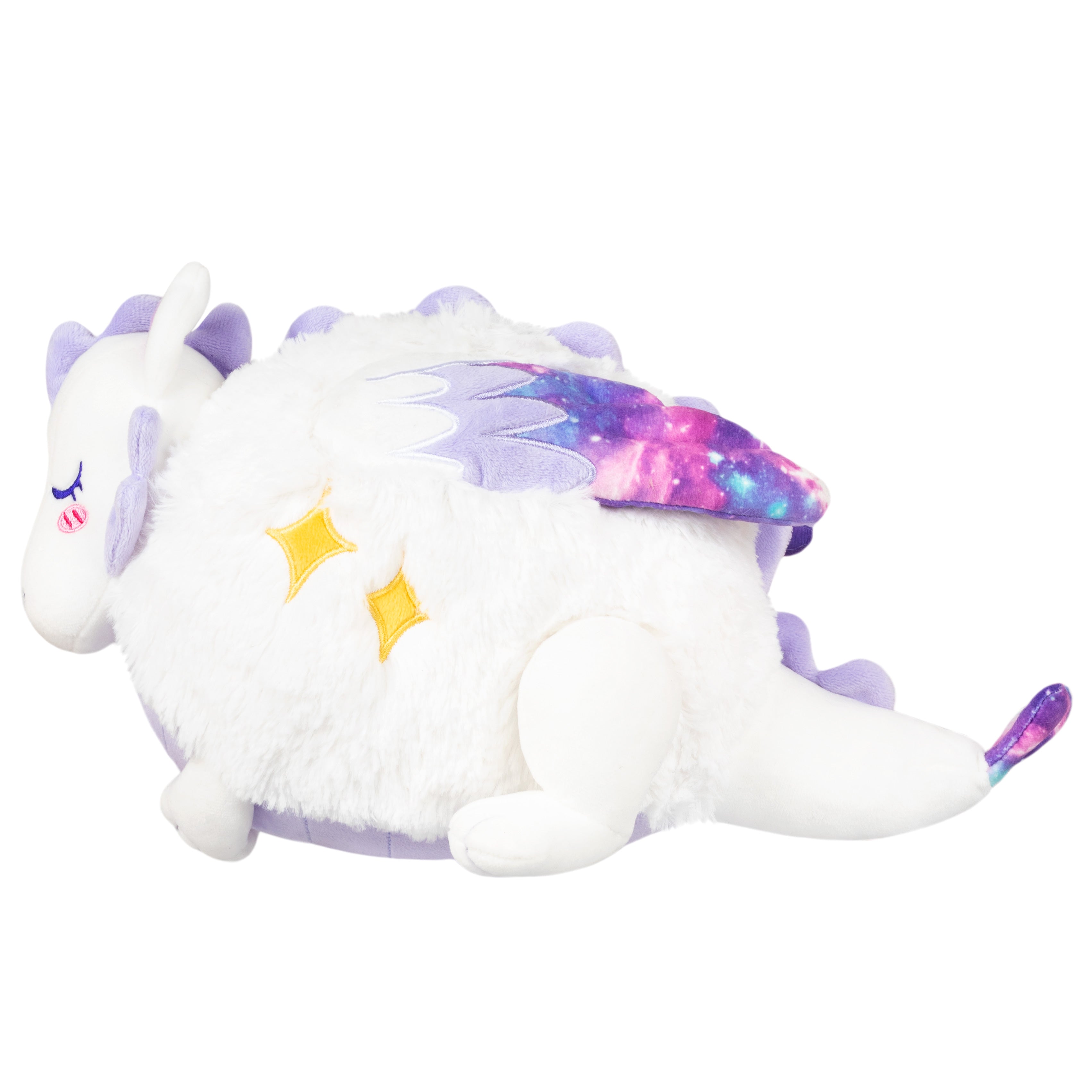 Squishable Mini Lunar Dragon Plush - 7x7x14 Inch Galaxy Pattern Stuffed Animal