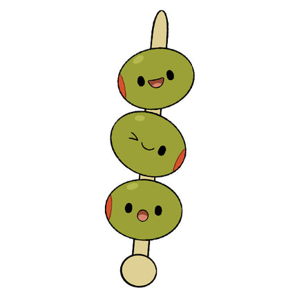 mini olives product illustration