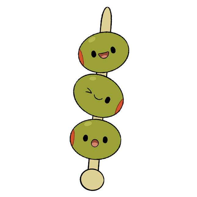 mini olives product illustration