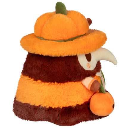 mini pumpkin spice plague doctor side view