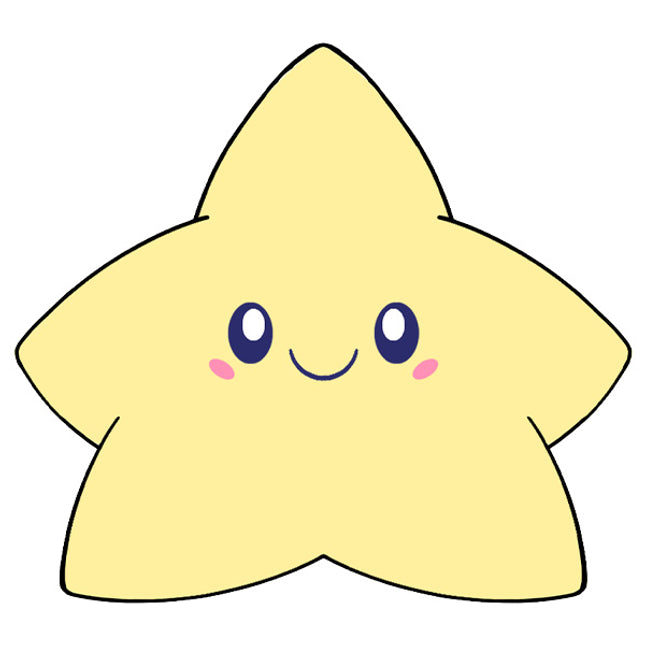 mini sitting star design illustration 