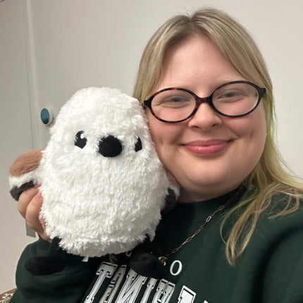 mini snow fairy bird plush user photo