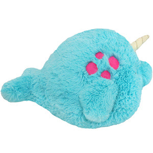 iscream mini squishem narwhal plushie bubble gum scented backpack clip Mini Squishable Baby Narwhal