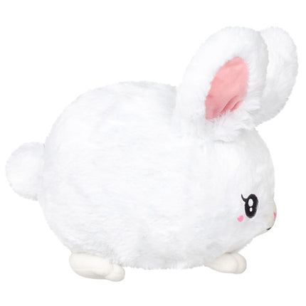 mini squish fluffy bunny side