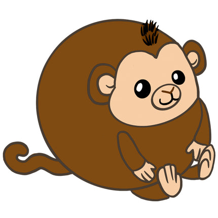 mini squish monkey 7 design