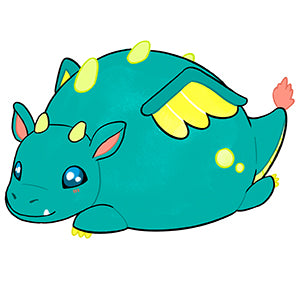 Mini Squish Storybook Dragon Design