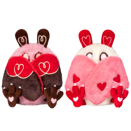 mini valentines mothman set closed wings view