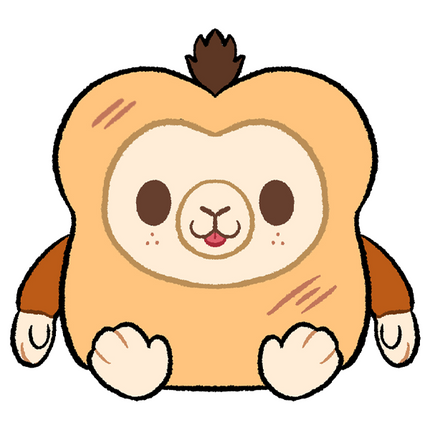 monkey bread design graphic