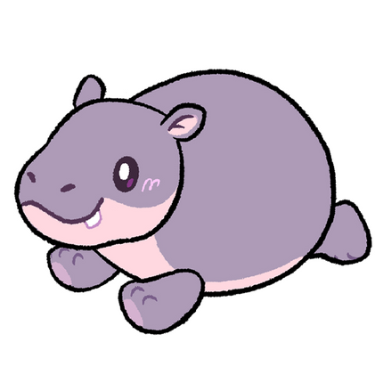 Mini Pygmy Hippo