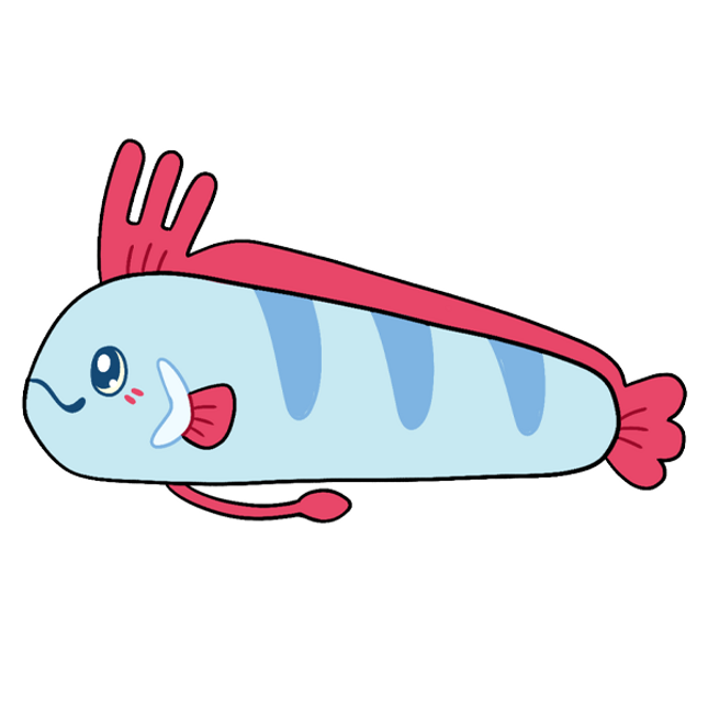 oar fish illustration