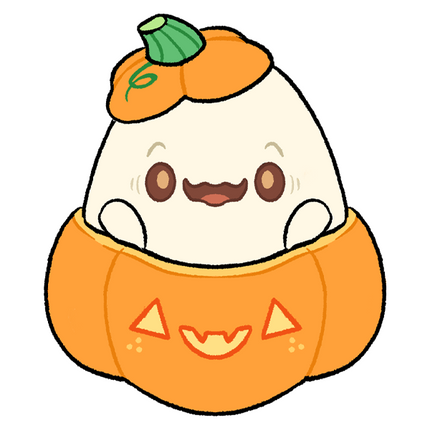 Mini Squishable Pumpkin Ghost