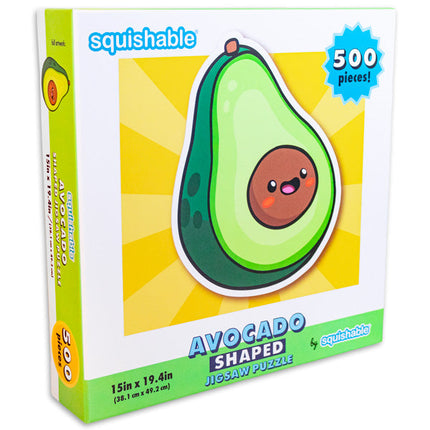 Avocado Shaped Jigsaw Puzzle Product Image