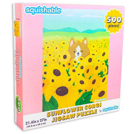 Sunflower Corgi Jigsaw Puzzle Product Image