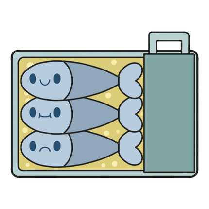 mini sardines design illustration