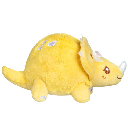 Squishable Snacker Yellow Triceratops Side Image
