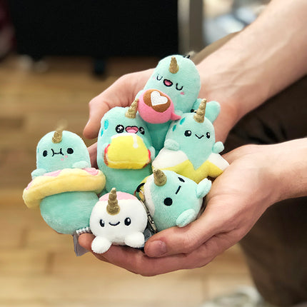 sparkles the narwhal blind box series 1 snacks photo with all the narwhals