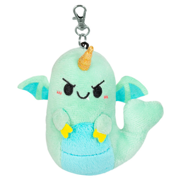 iscream mini squishem narwhal plushie bubble gum scented backpack clip Squishable: Sparkles the Narwhal Blind Box