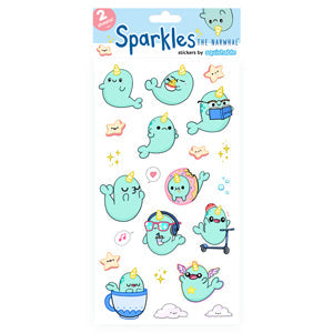 Sparkles the Narwhal Sticker Set Product Image