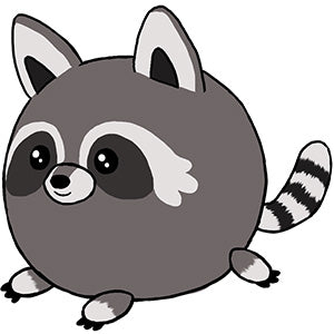 squish baby raccoon 15 design