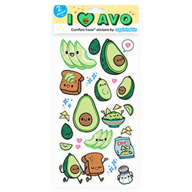 Avocado Sticker Set Product Image
