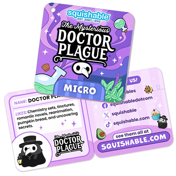 Micro Squishable Doctor Plague Keychain
