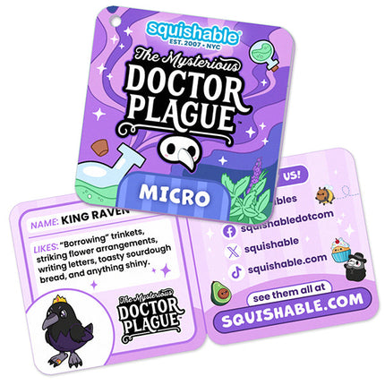 Micro Squishable King Raven