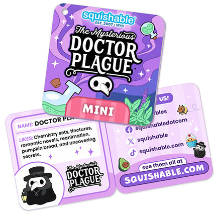 Mini Squishable Haunted Plague Doctor & Nurse Set