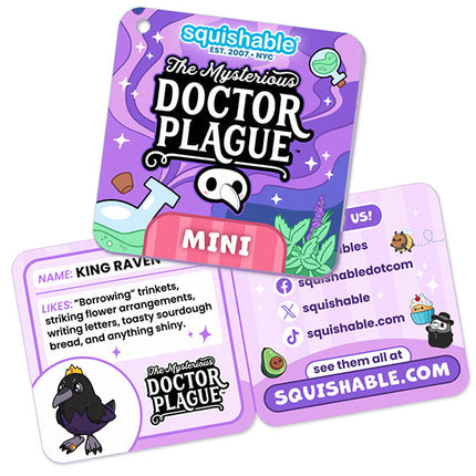 Mini Squishable King Raven