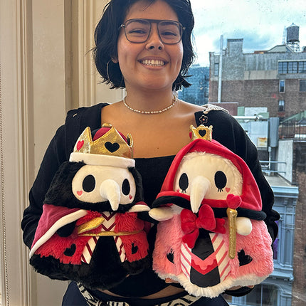 Mini Squishable King & Queen of Hearts Plague Set