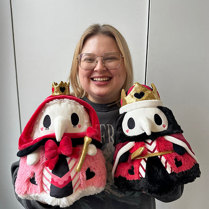 Mini Squishable King & Queen of Hearts Plague Set