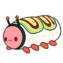 Mini Squishable Caterpillar Roll thumbnail