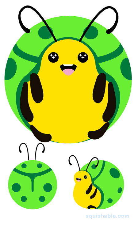 Squishable Happy Beetle