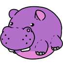 Squishable Purple Hippo thumbnail