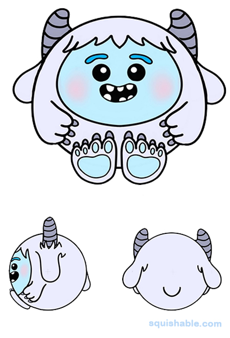 Mini Squishable Icy Yeti